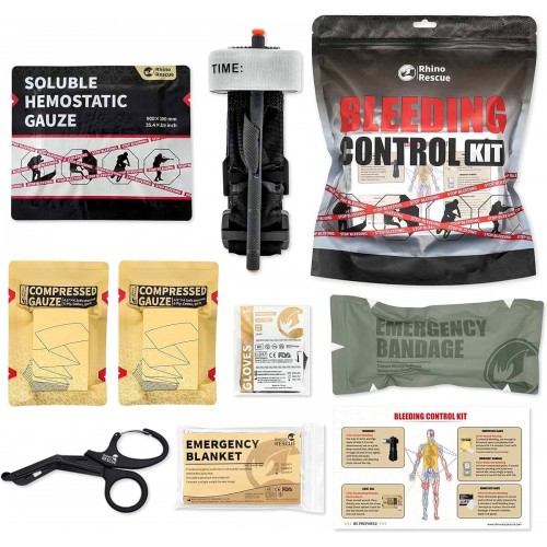 Комплект для остановки кровотечений «Bleeding Control Kit» Rhino Rescue в Братске